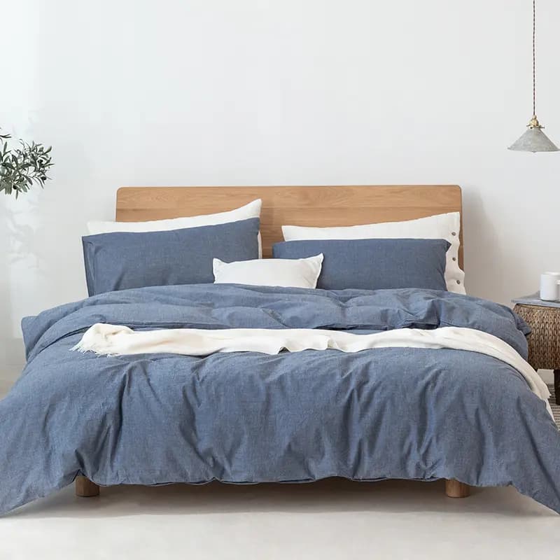 Minimalist Muji-Inspired Japanese Bedding Set
