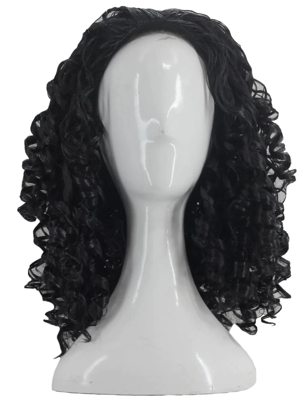 Angelaicos Unisex Wavy Halloween Costume Full Wig Long Dark Brown (Mens Wig)