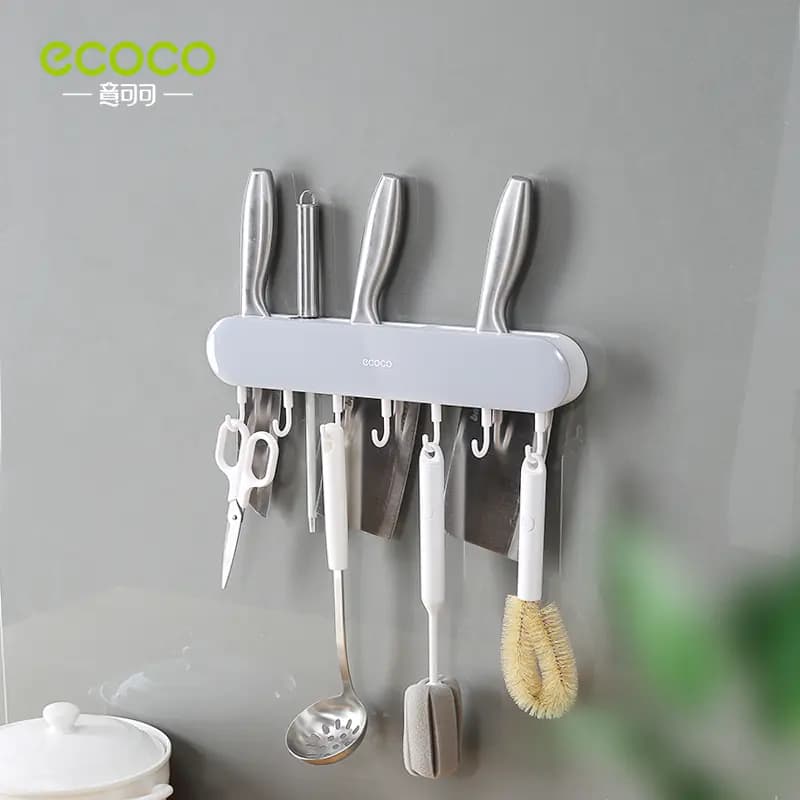 Multifunctional Wall-Mounted Kitchen Storage Rack