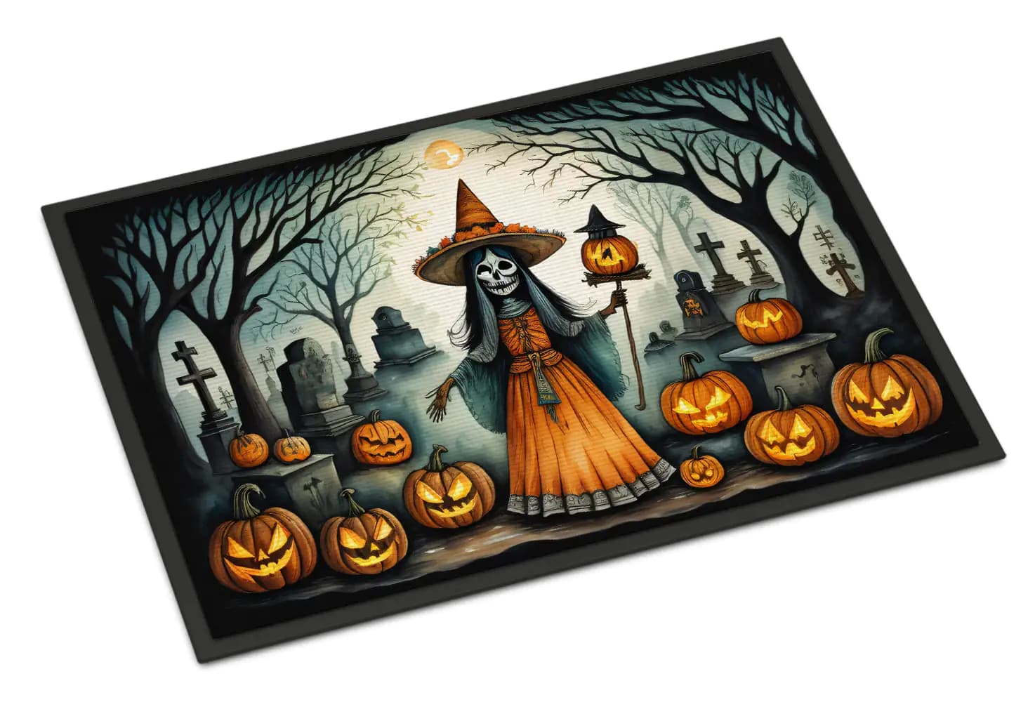 La Llorona Skeleton Spooky Halloween Doormat