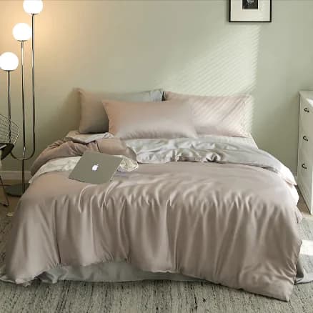 Tencel Ice Silk 4-Piece Bedding Set
