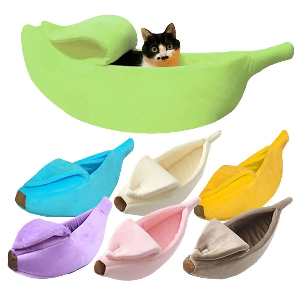 Banana Shape Cat Nest Bed for Pets