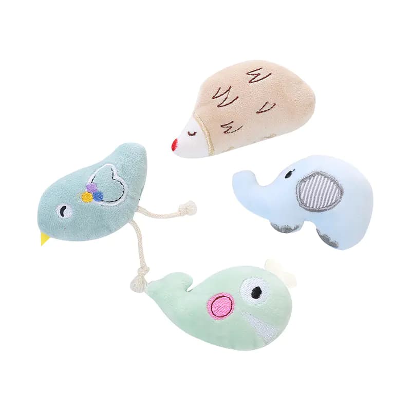Interactive Plush Cat Toys - Muppet Animal Designs