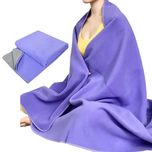 Organic Non-Slip Yoga Blanket, 60"x80