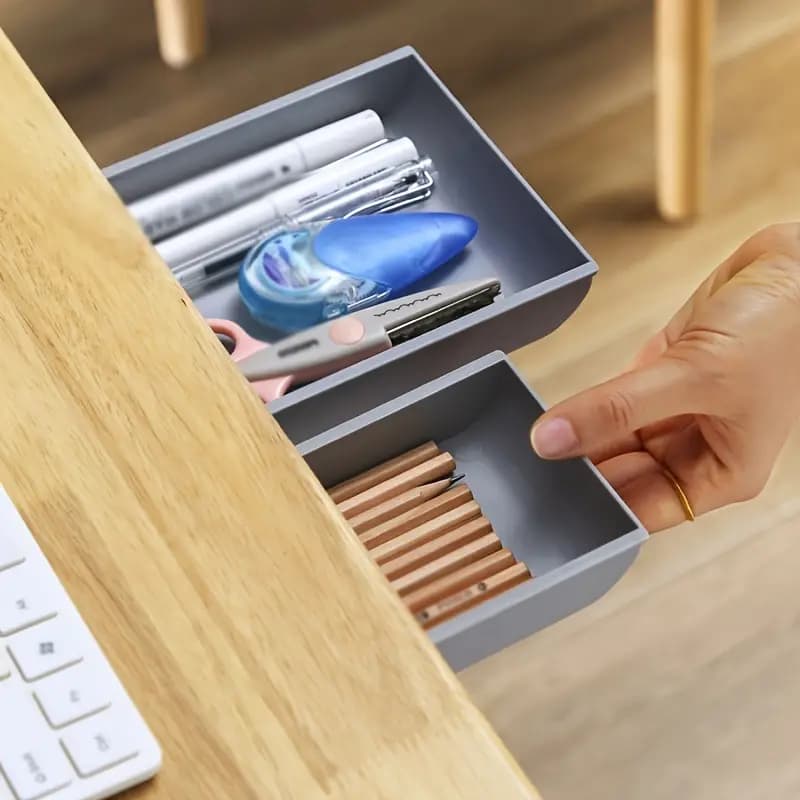 Plastic Storage Box for Makeup Brushes and Stationery
