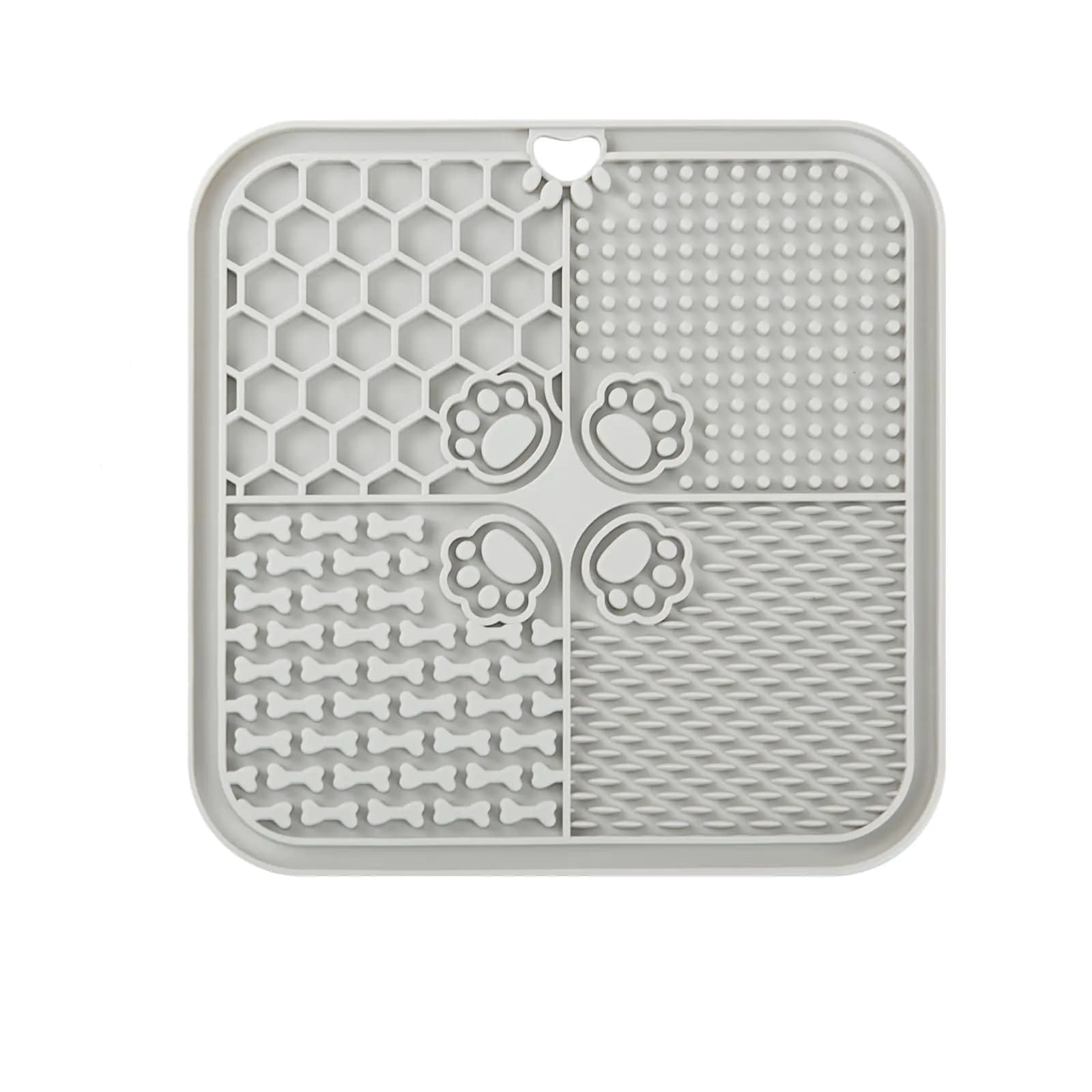 Dog Lick Mat Non-Slip Grey
