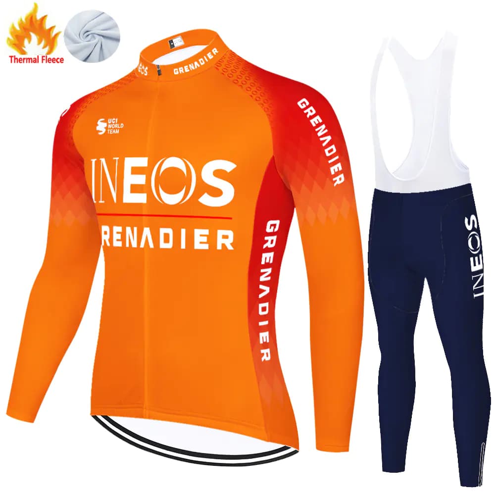 GRENADIER Winter Thermal Fleece Cycling Clothing for Men