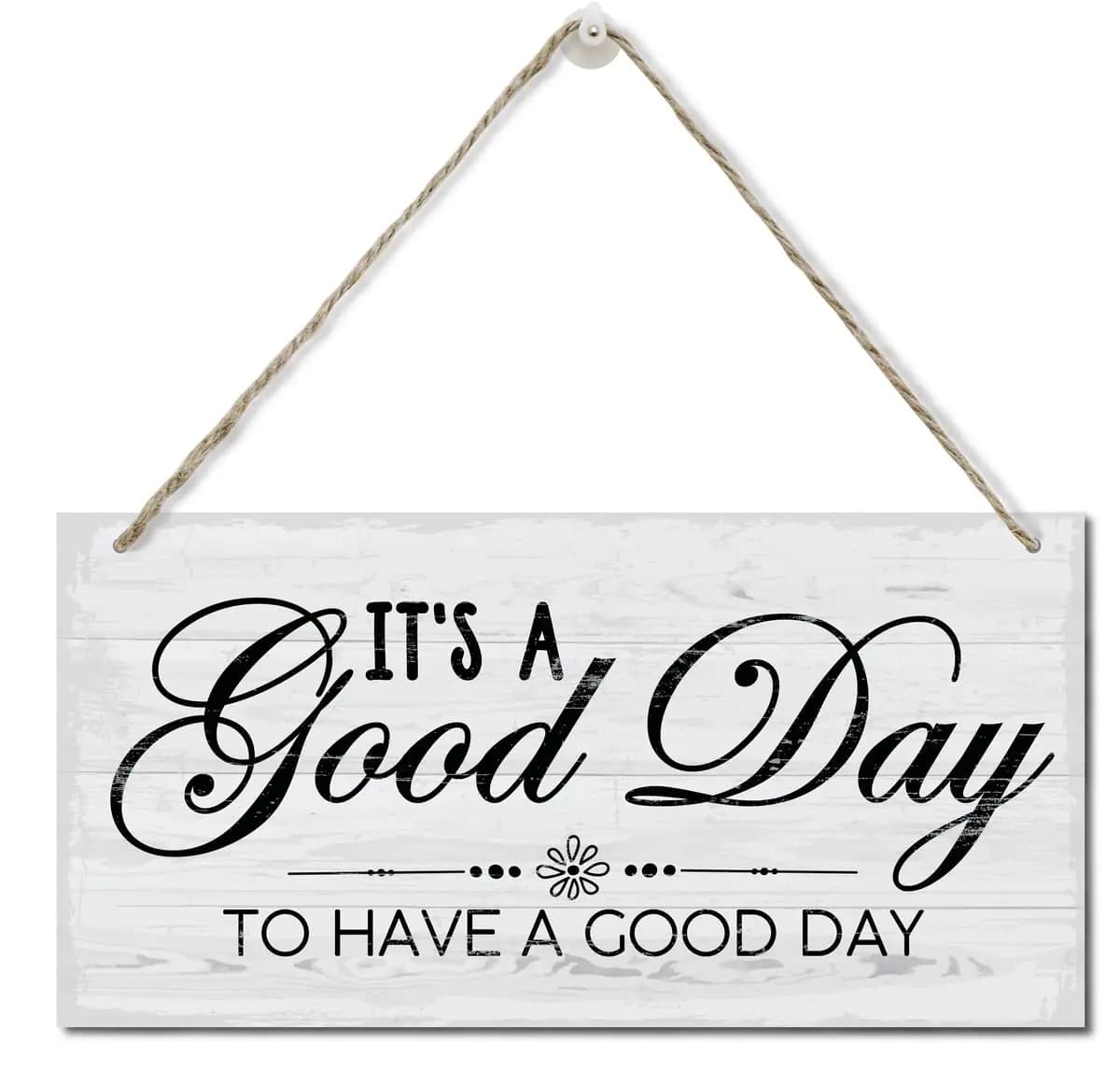 Inspirational Hanging Wood Wall Sign 12x6