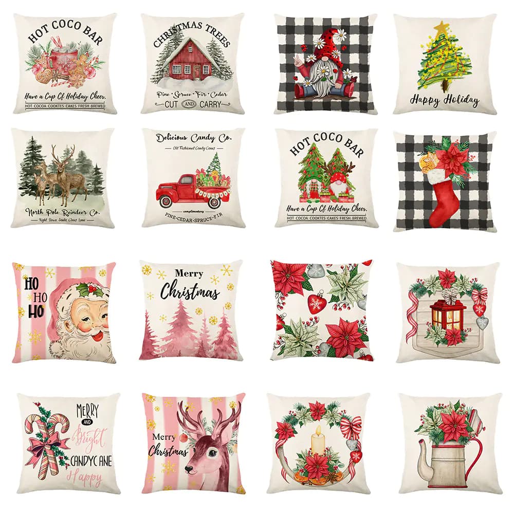 Christmas Combo Pillow Cover for Home Decor