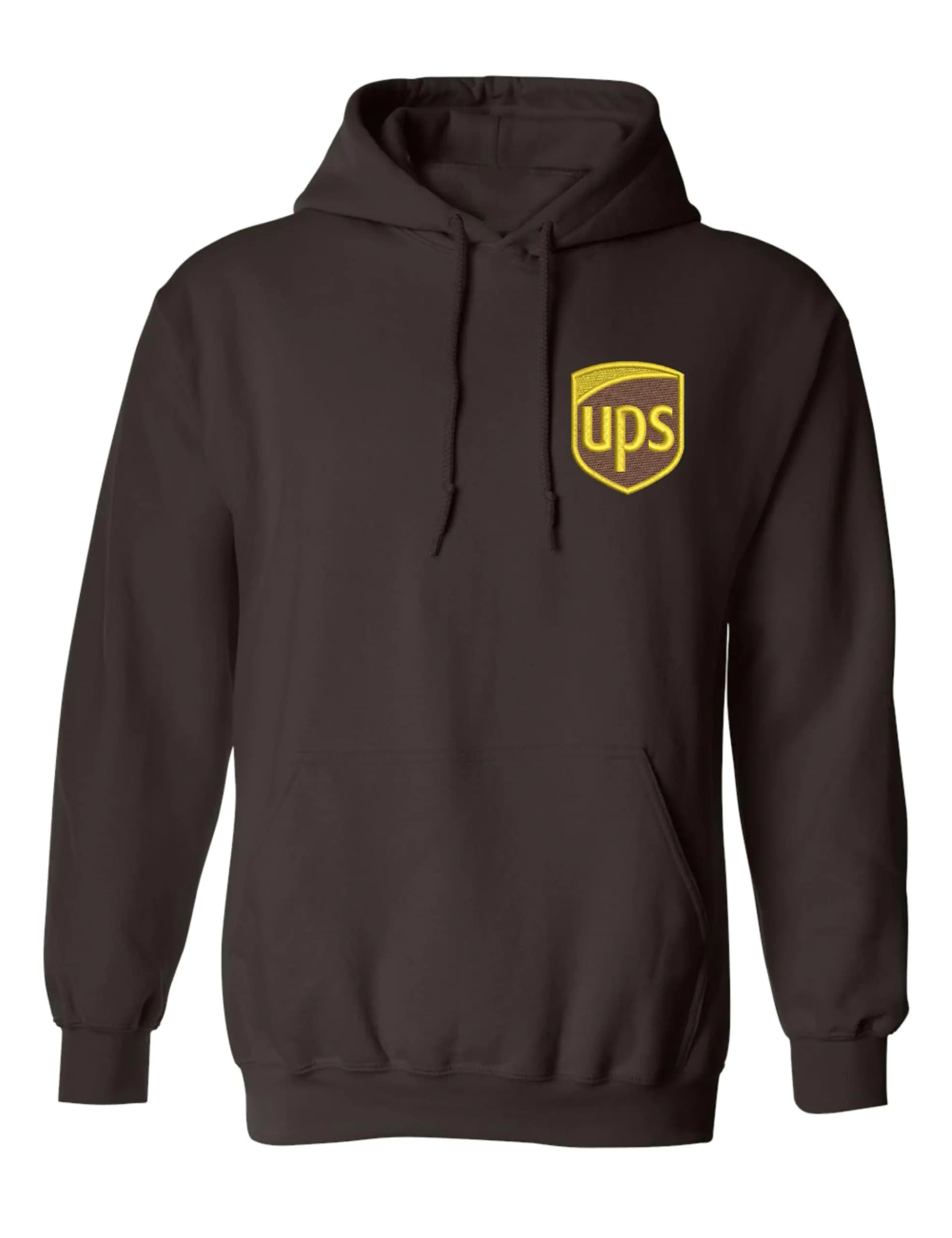 ALLNTRENDS Delivery Man Costume Hoodie Halloween Costume Sweatshirt (3XL Brown)