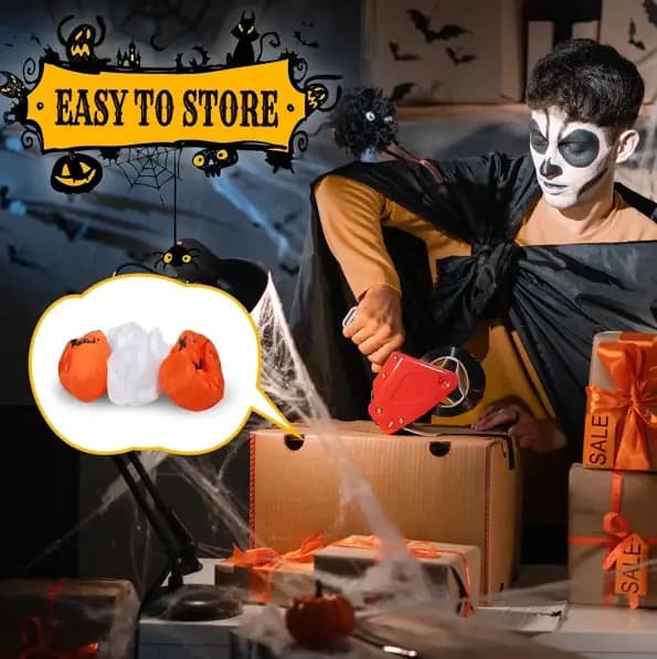 11.8 FT Halloween Inflatables Ghost Spider Pumpkin Outdoor Decorations
