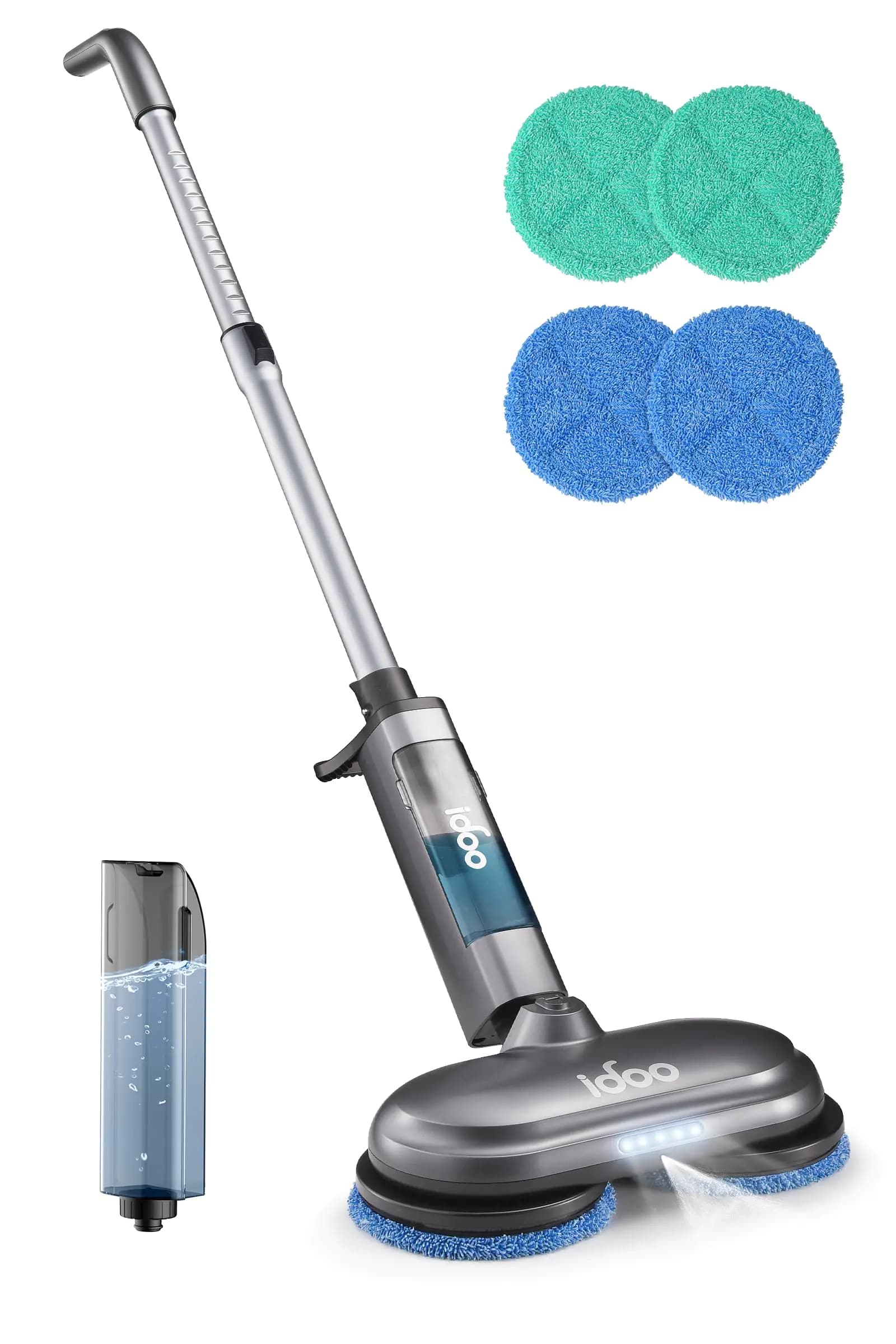 Electric Spin Mop With LED Headlight