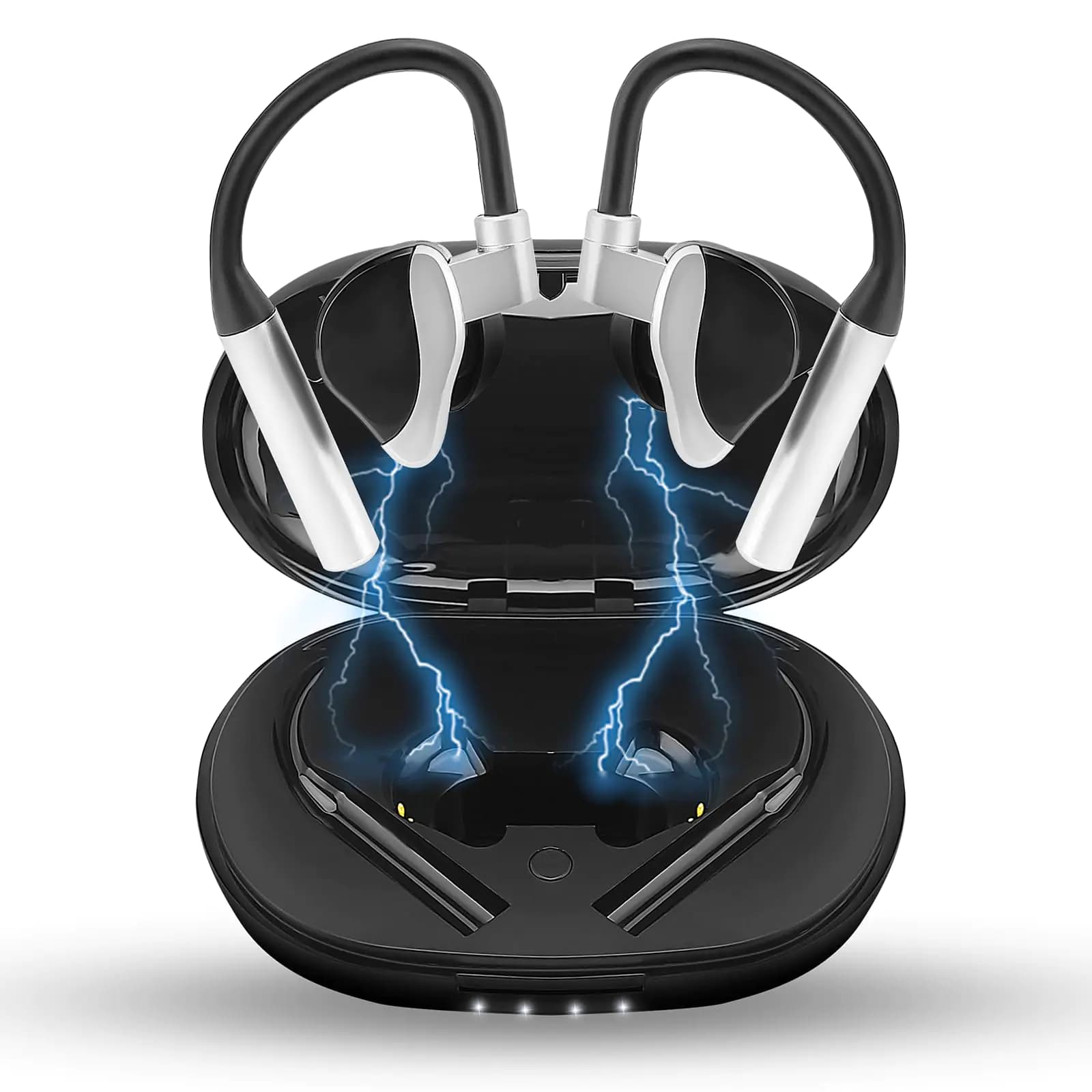 Wireless Earbuds with Charging Case, Black