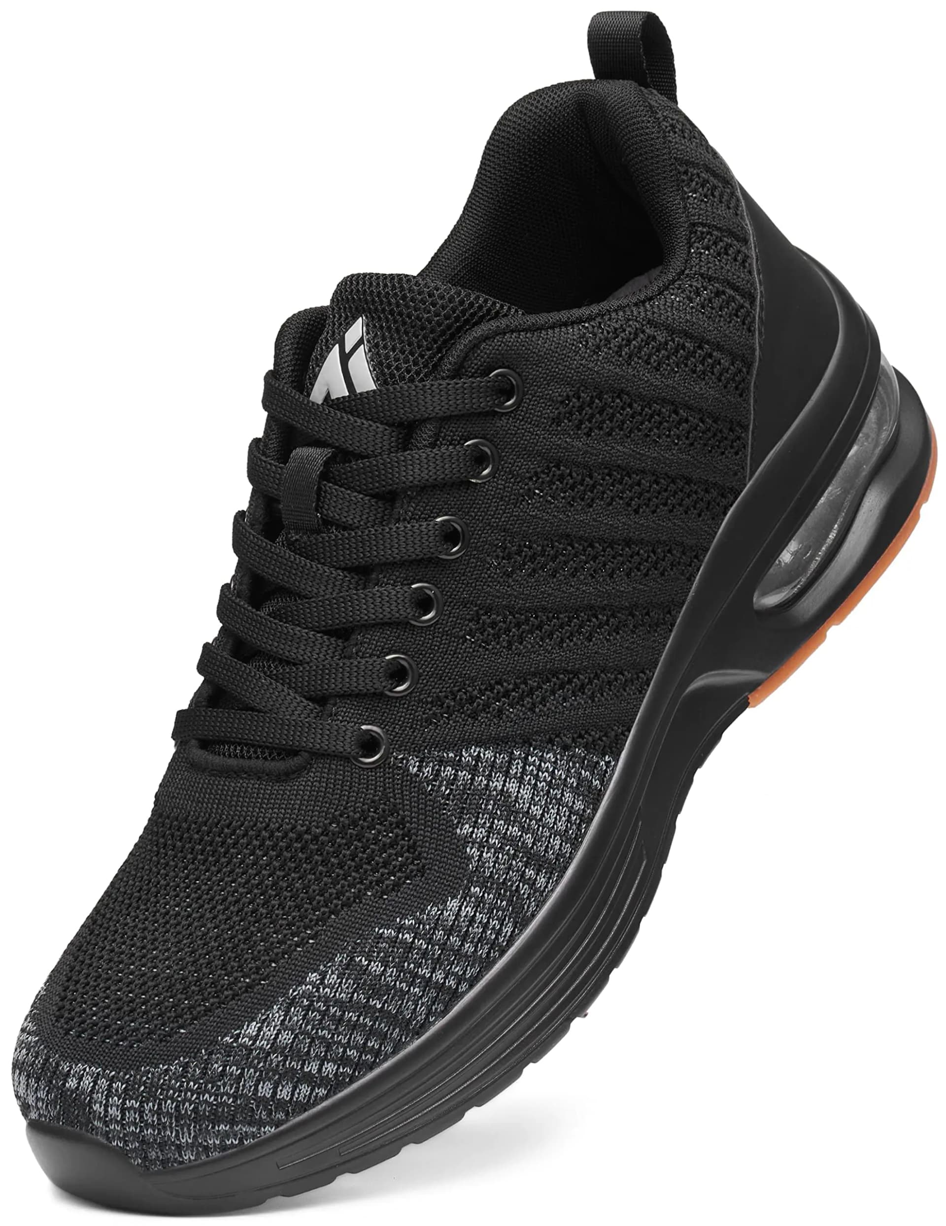 Running Shoes Men Air Cushion Smoky Black