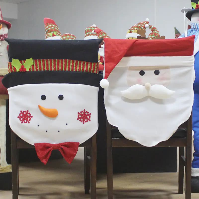 Christmas Decorations - Snowman Chair Covers