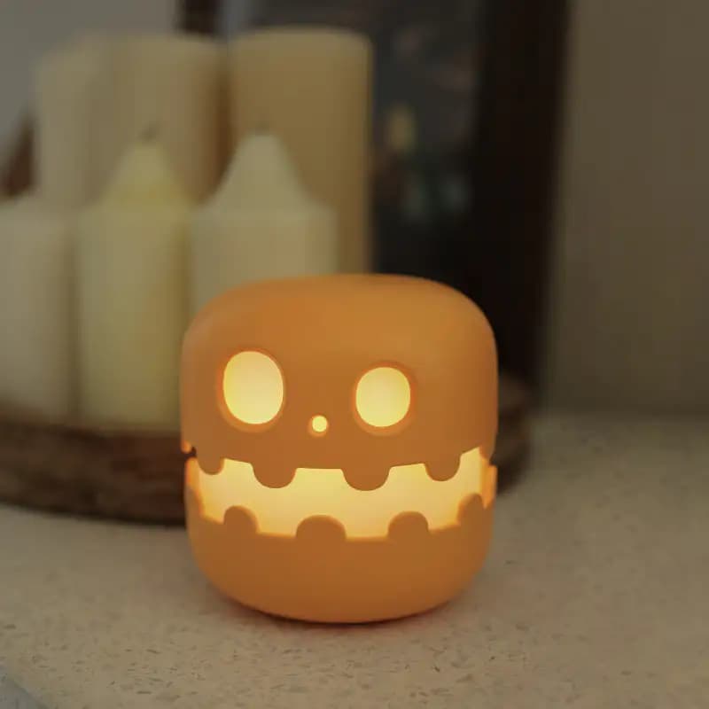 Pumpkin Lamp Halloween Bedside Ambience Light