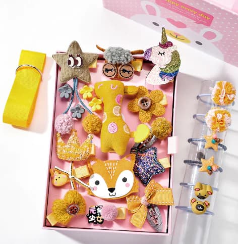 Cute Cartoon Hair Accessories for Girls - Animal Hair Ties