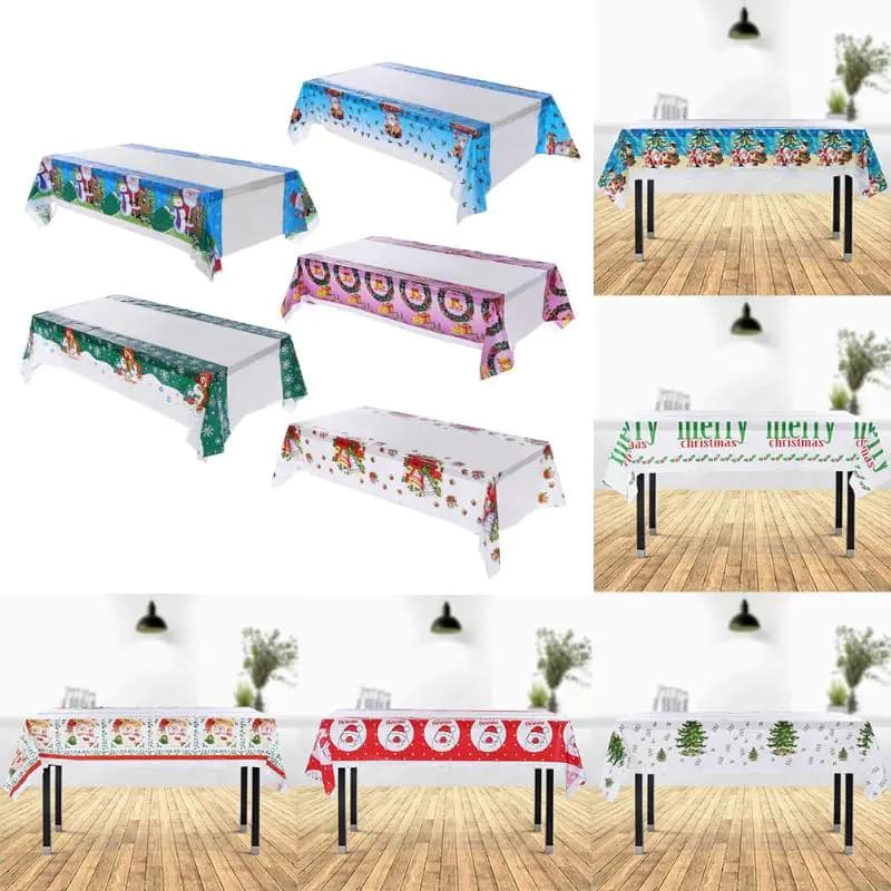 Disposable Tablecloth for Christmas Decorations