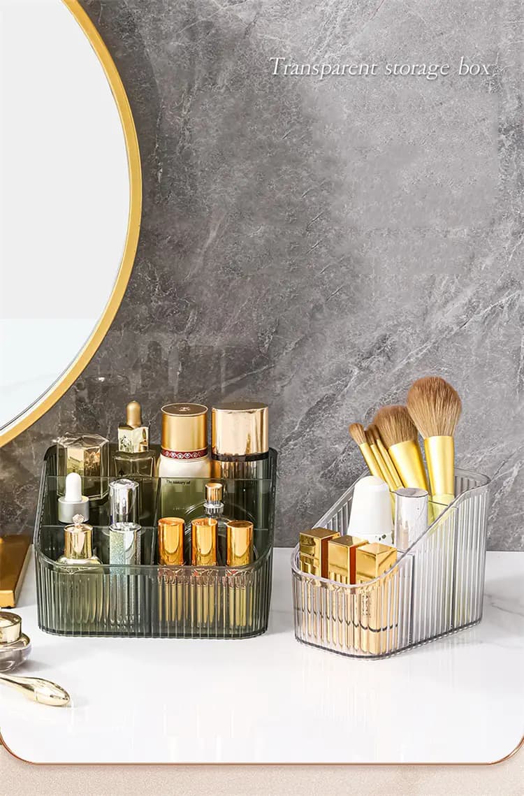 Desktop Makeup Organizer and Skincare Display Case