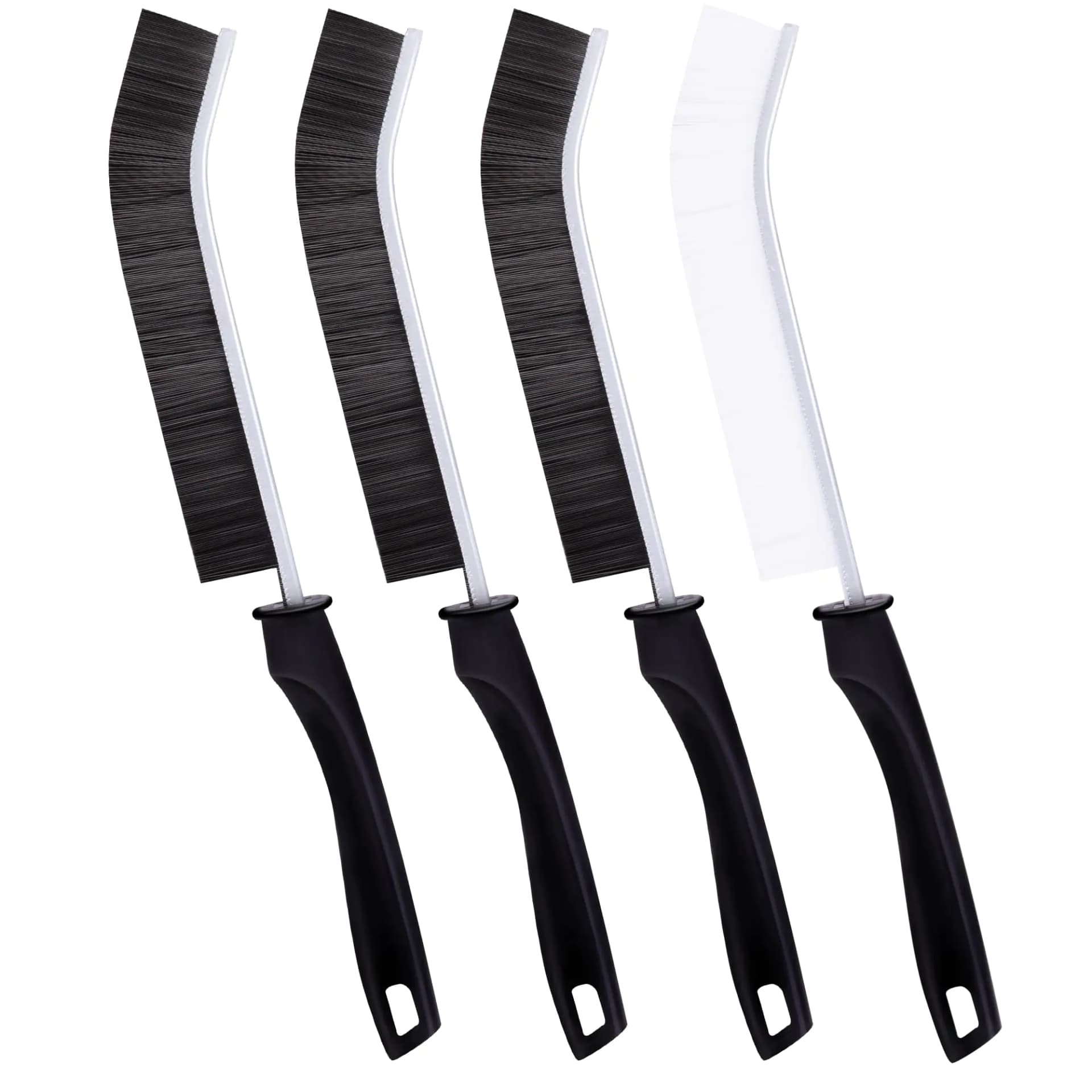 Crevice Cleaning Brush Set Hard Bristle