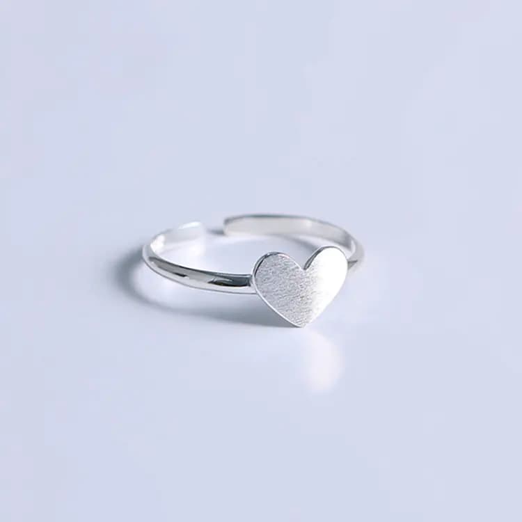 Simple Sweet Love Ring for Women Fashion Accessory