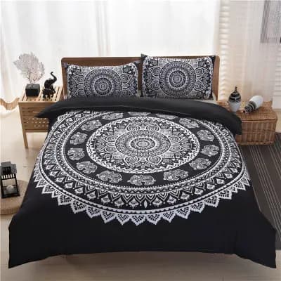 Bohemian Elephant 3D Bedding Set - 4 Pieces