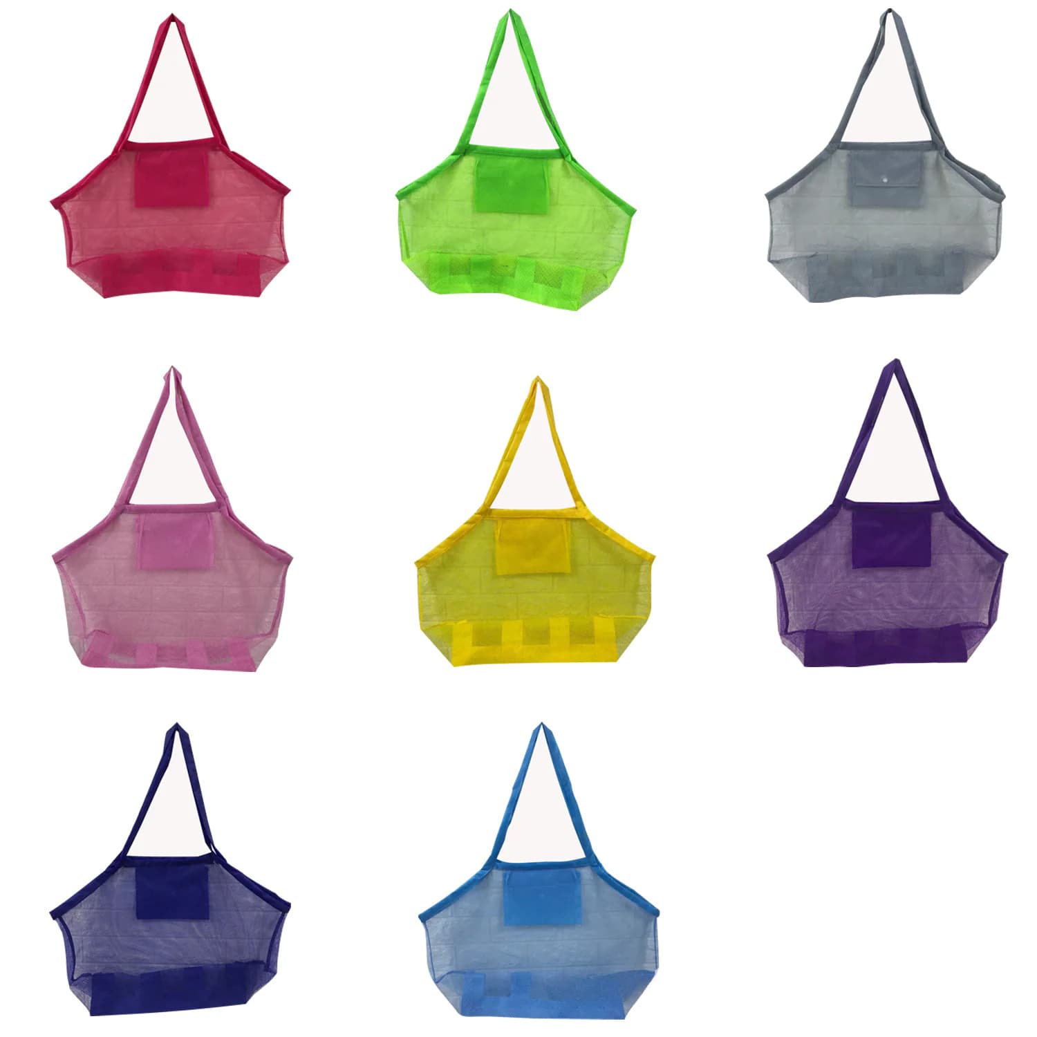 Summer Portable Mesh Beach Bag for Kids' Toys
