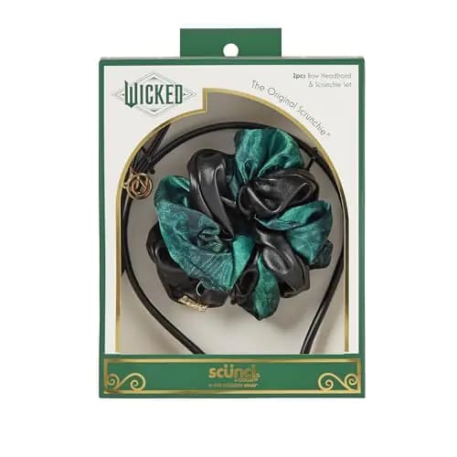Wicked Bow Headband and Twist Scrunchie Set