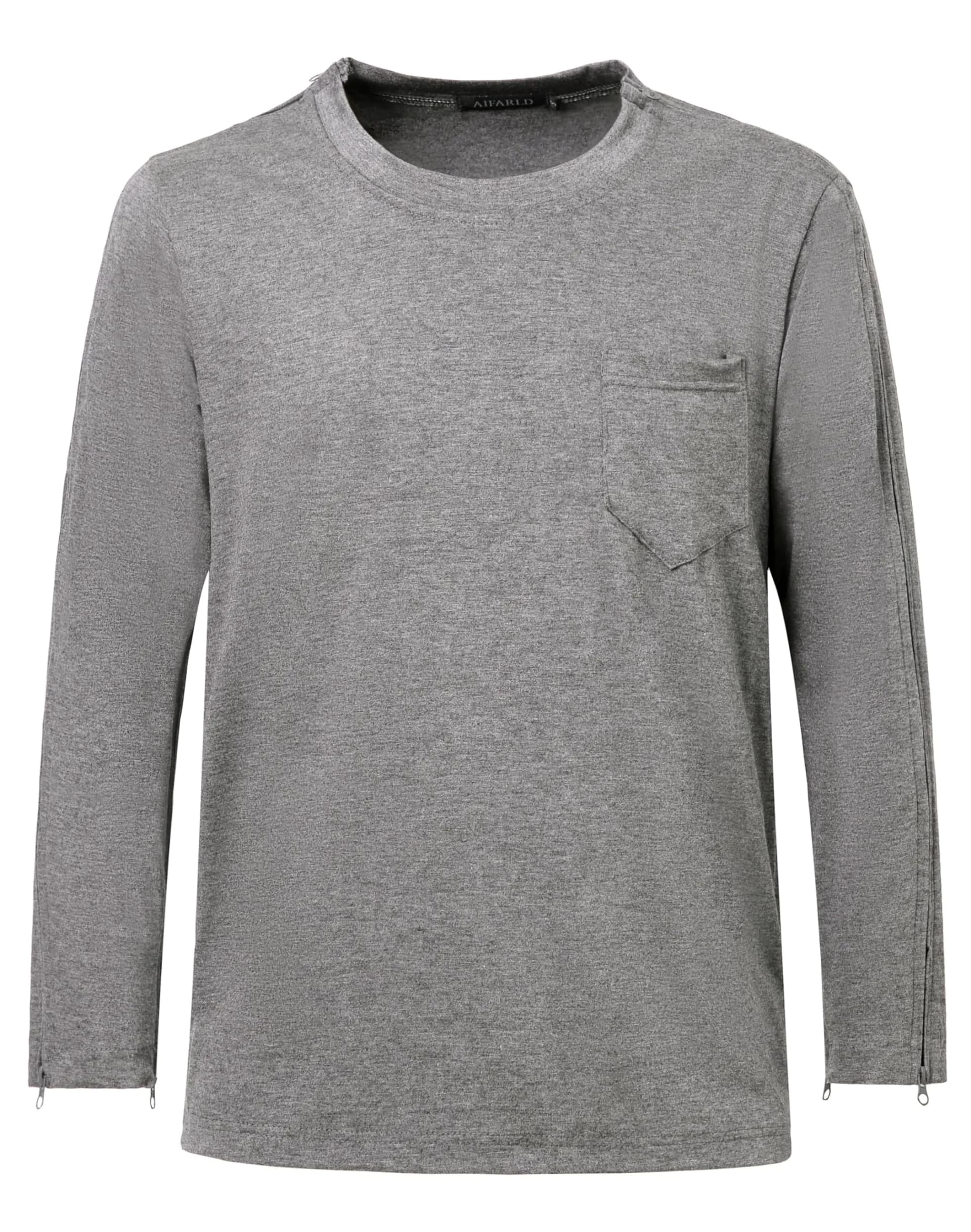 Post-Surgery Recovery Shirt With Side Zippers