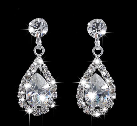 Bridal Jewelry Set - Necklace and Earrings