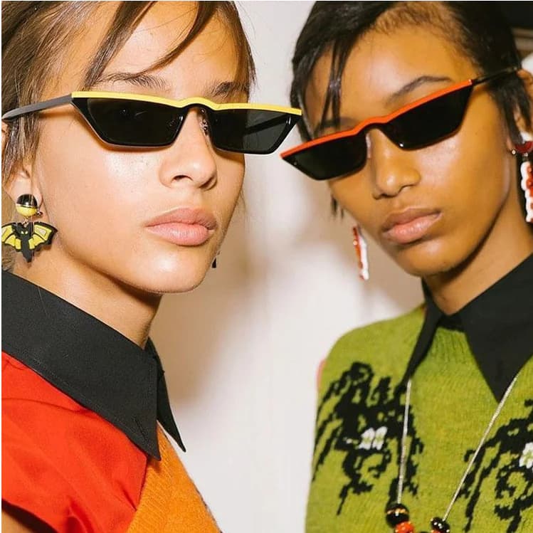 Eyebrow Sunglasses, Sunglasses, Small Frame Shades