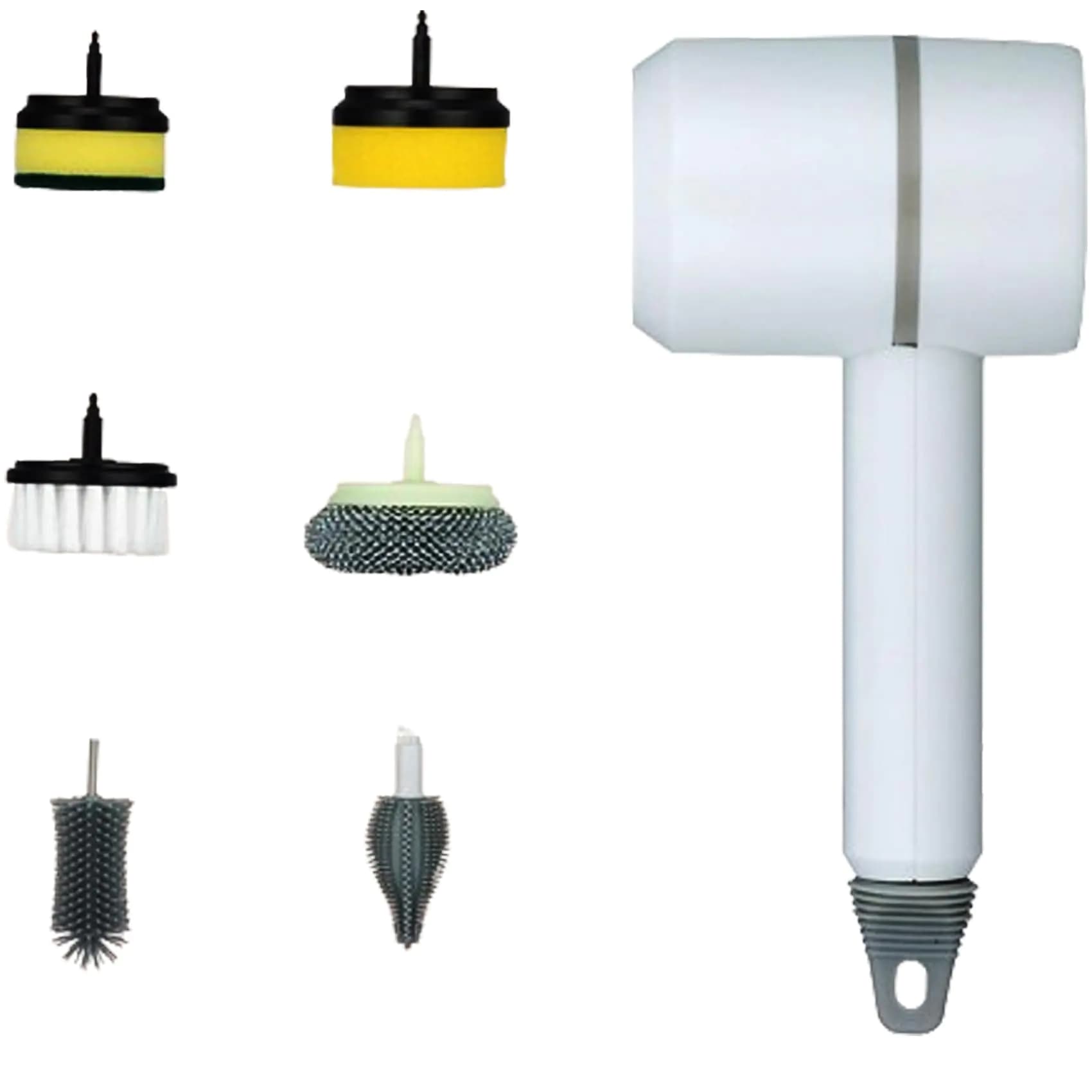 Electric Spin Scrubber Brush With Replacement Heads