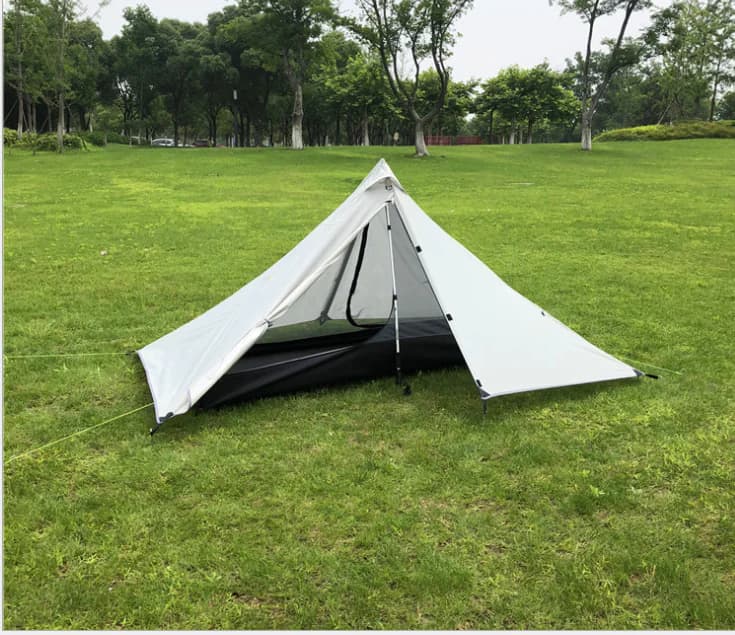 Rodless Portable Pyramid Camping Tent - Outdoor Gear
