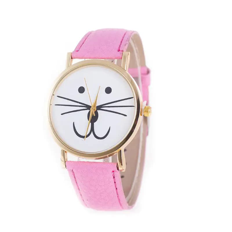 Mr. Whiskers Cat Watches 9 lives And 9 colors