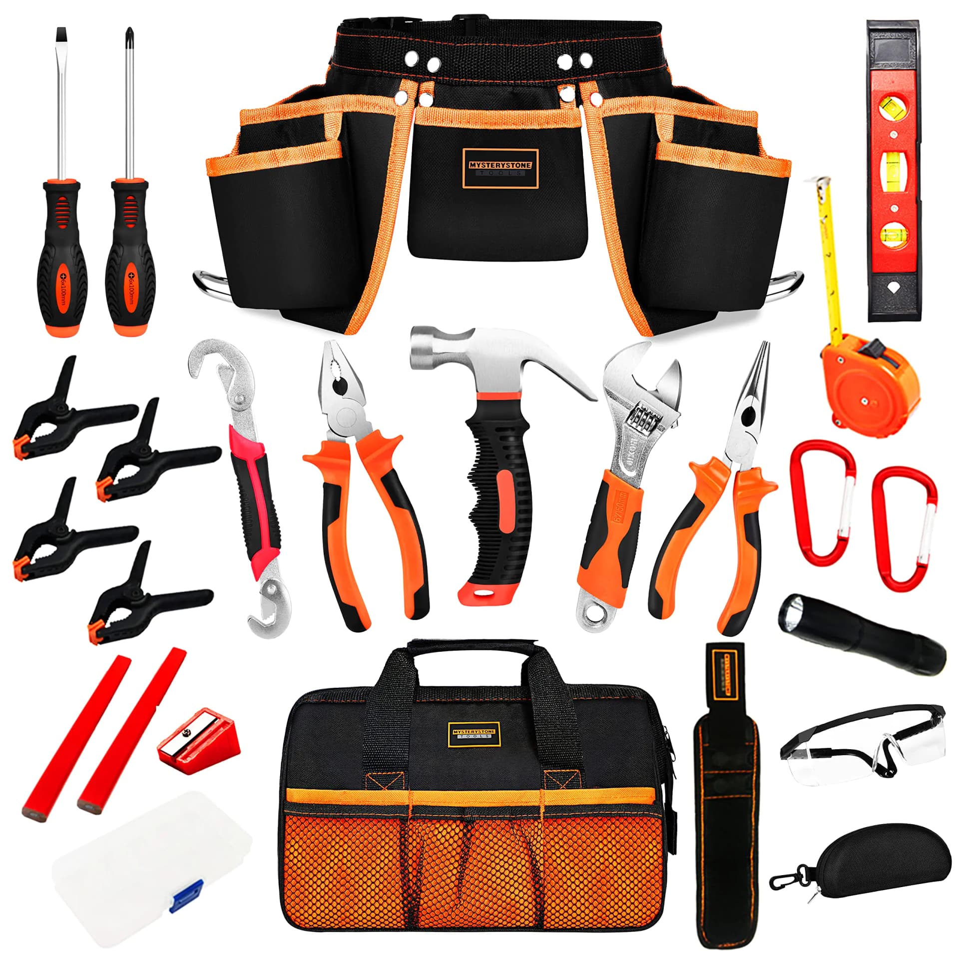 Kids Real Tool Kit With Belt And Wristband