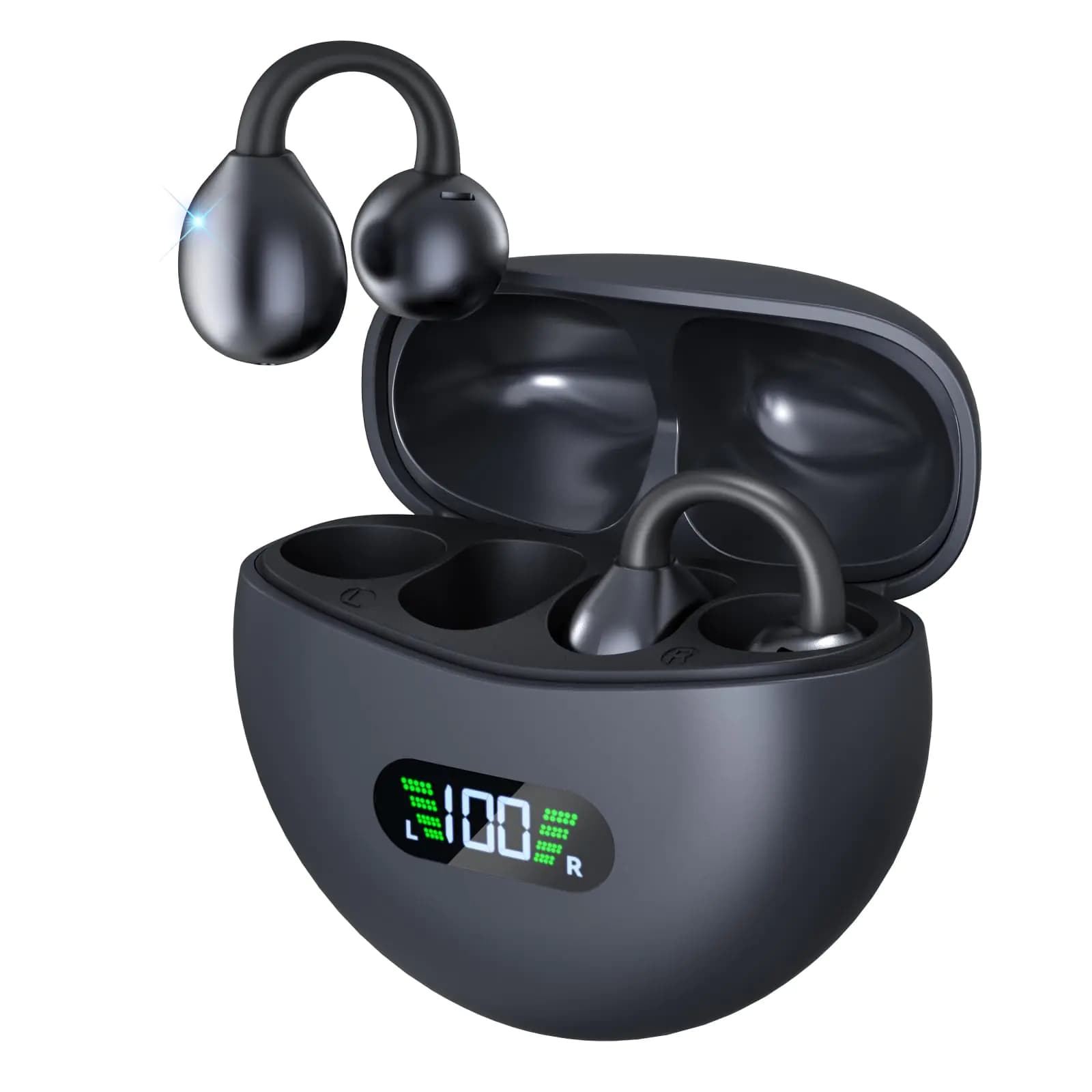 Open Ear Bone Conduction Wireless Earbuds