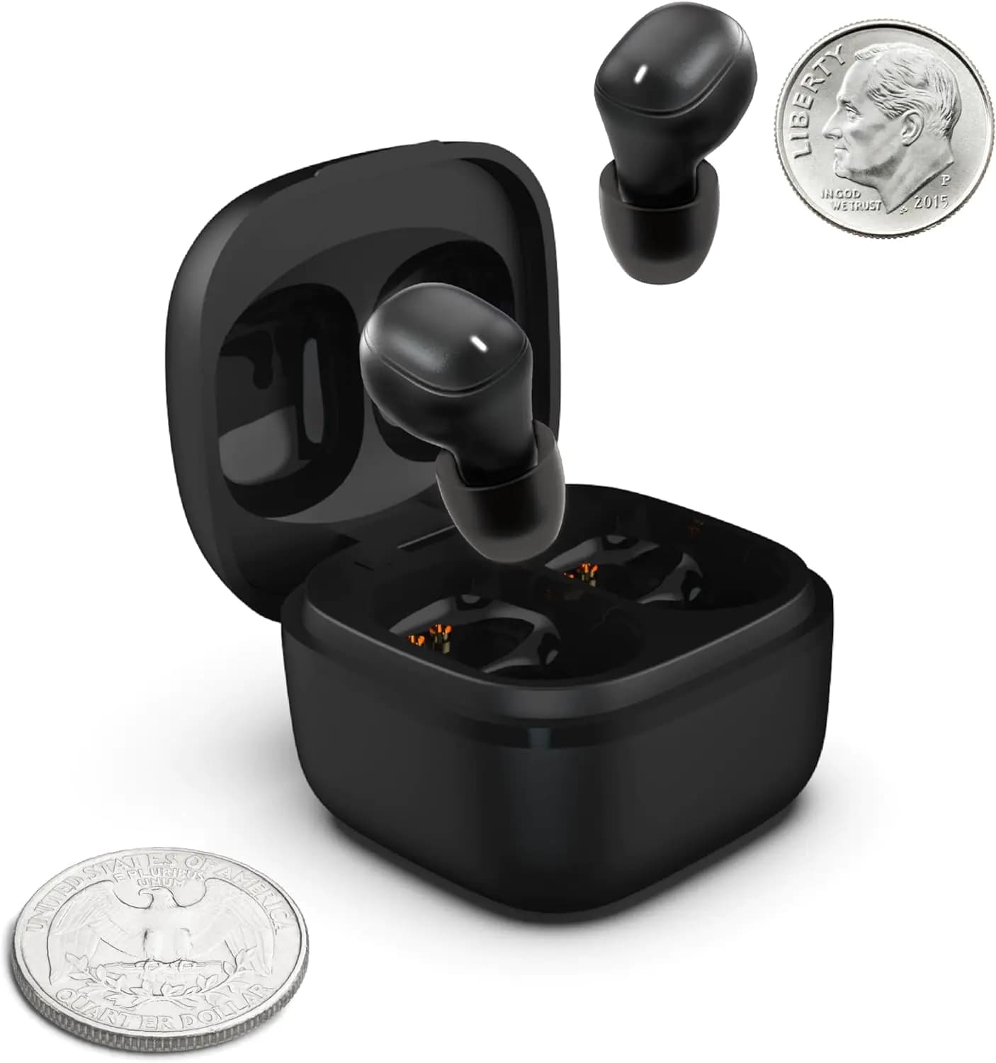 Mini True Wireless Earbuds With Charging Case