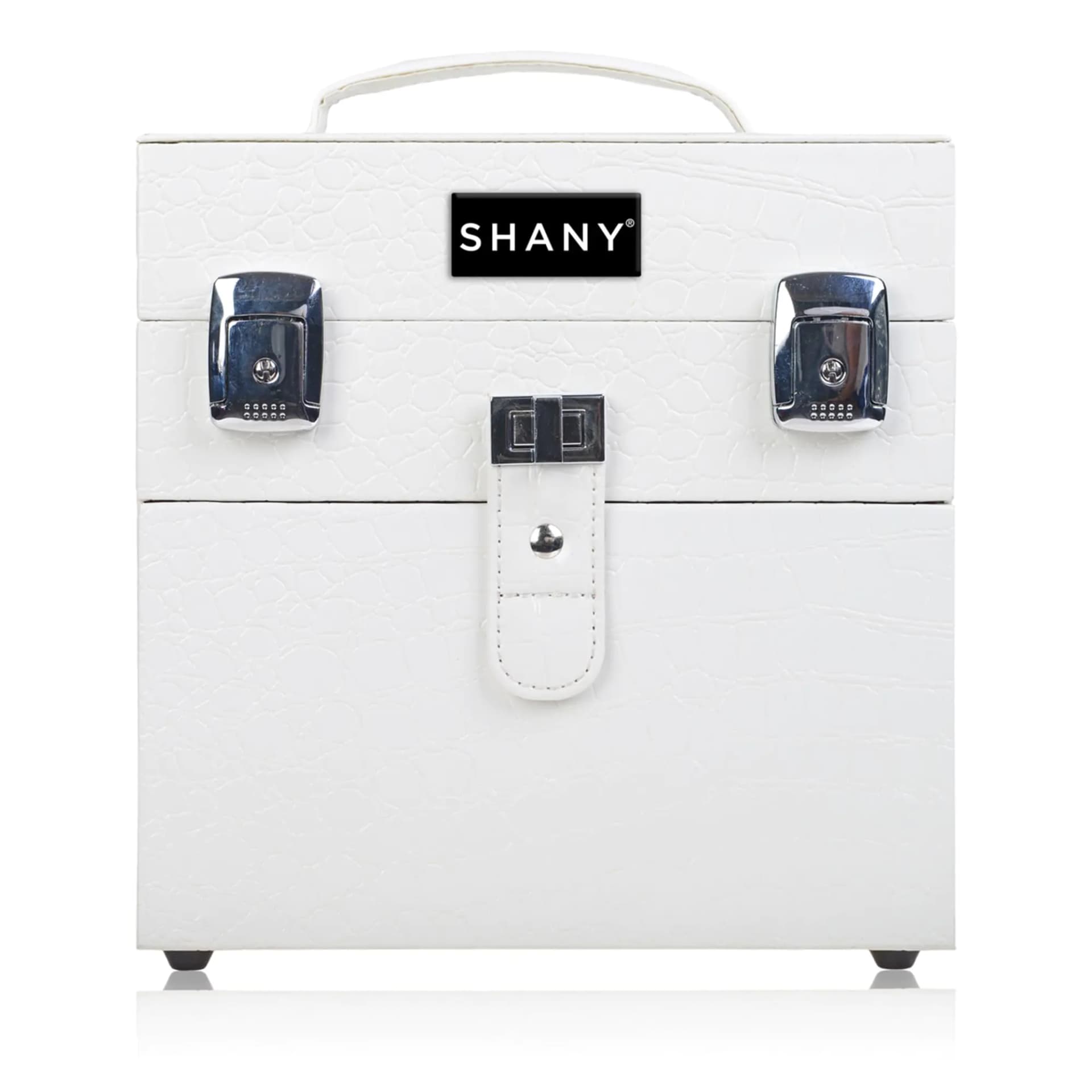 Shany Color Matters Makeup Travel Case White Lily