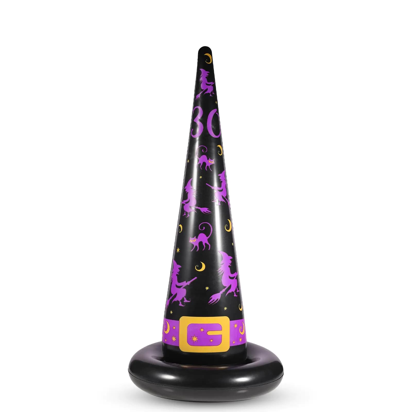 Halloween Inflatable Witch Hat Ring Toss Game Set