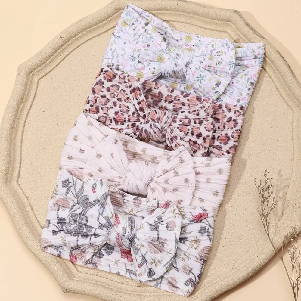 Digital Printing Bow Hair Accessories for Children