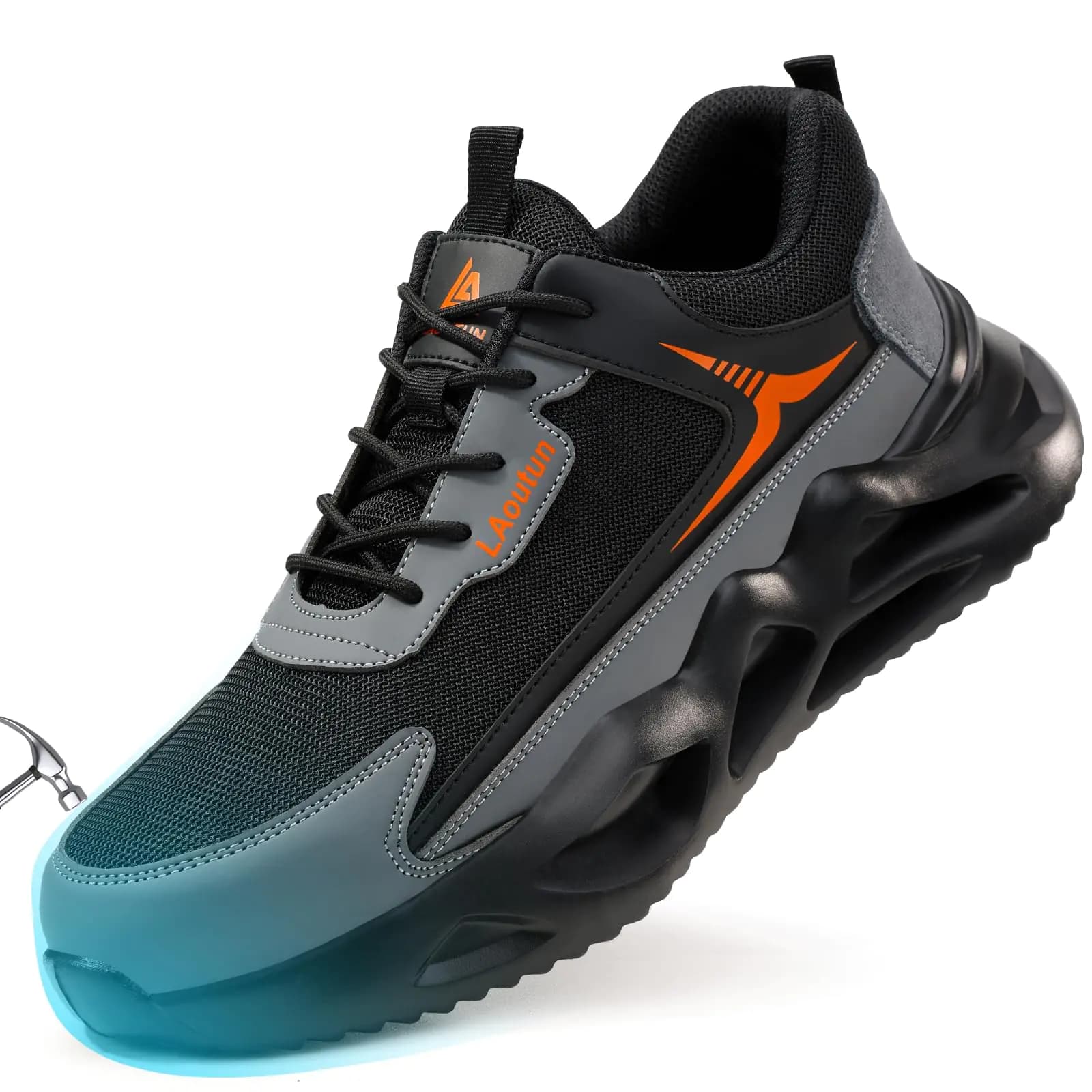 Steel Toe Safety Work Shoes Lightweight