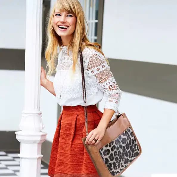 Women's Leather Crossbody Shoulder Bag