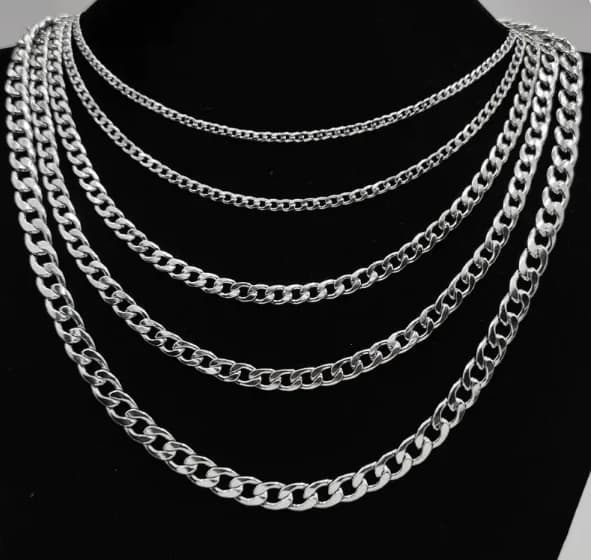 Couple Link Stainless Steel Jewelry Set