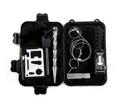 Outdoor Survival Gear Camping Hiking Kit Portable Tools