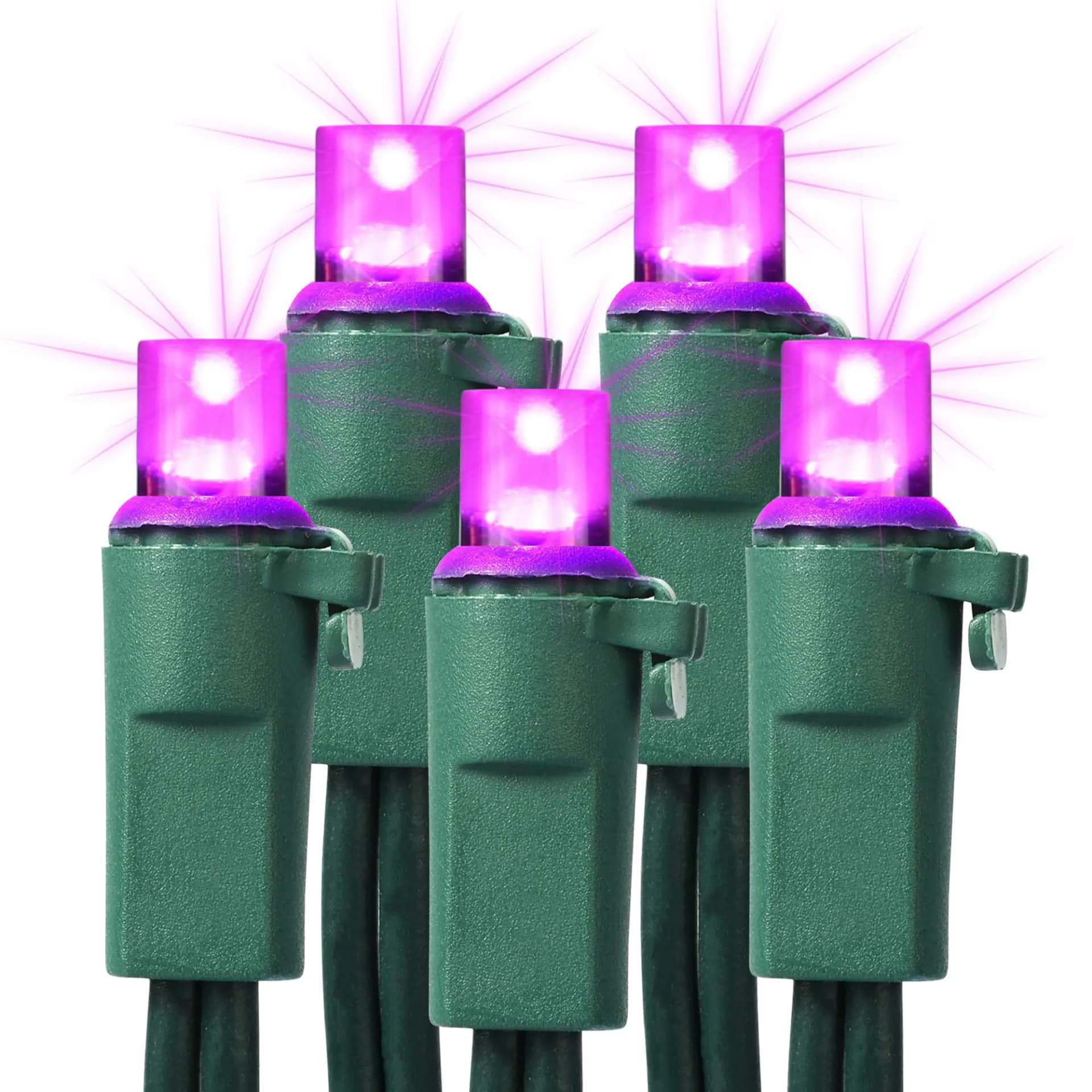 Purple LED String Lights 33ft 100ct