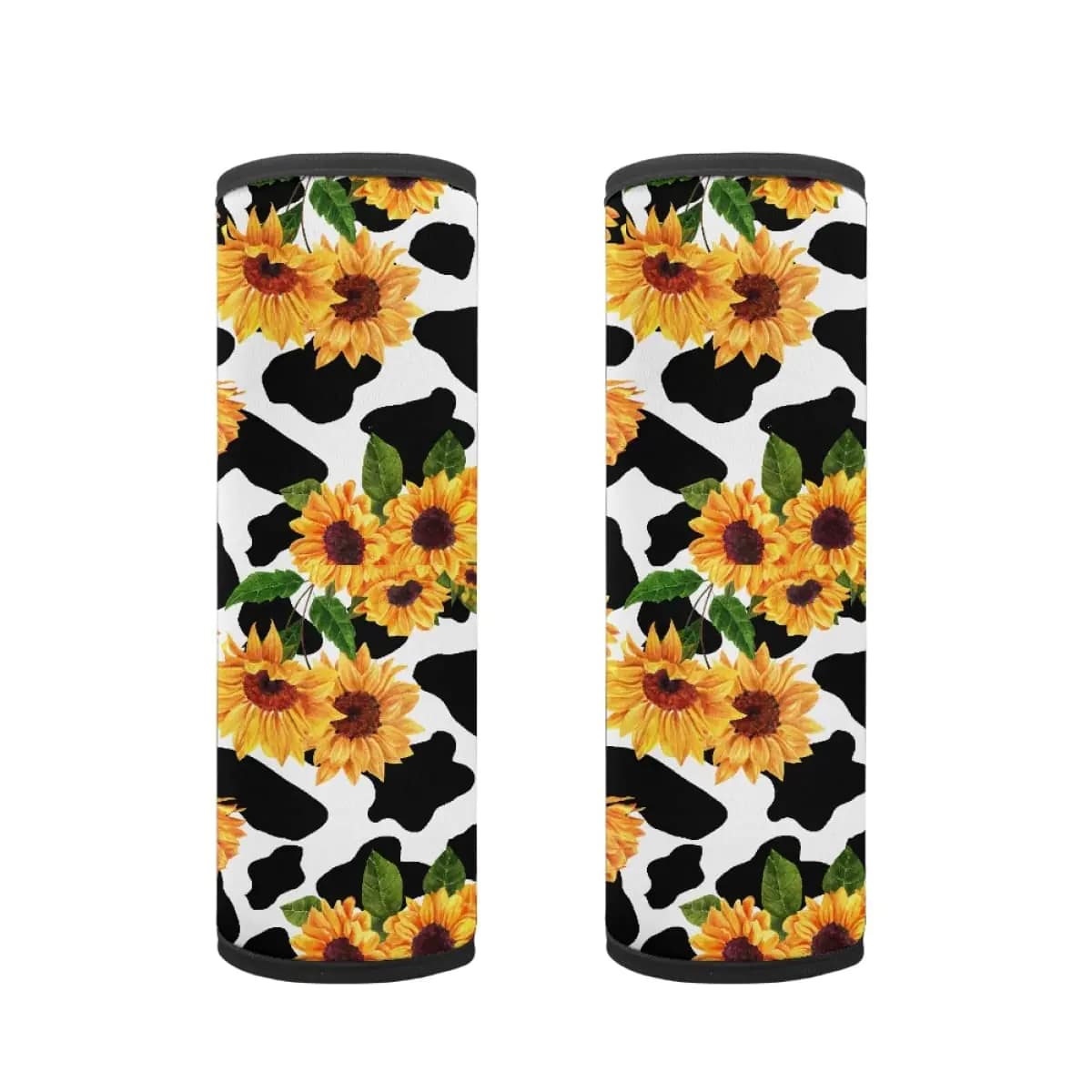 Kids Car Seat Belt Strap Pad Sunflower Cow