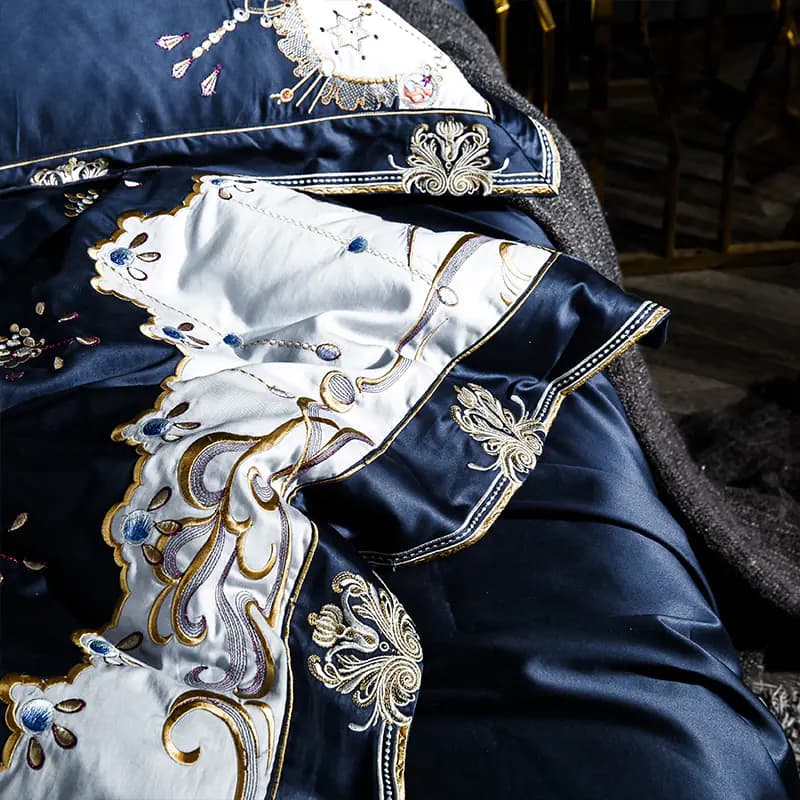 100S Egyptian Cotton 500TC Embroidered Bedding Set