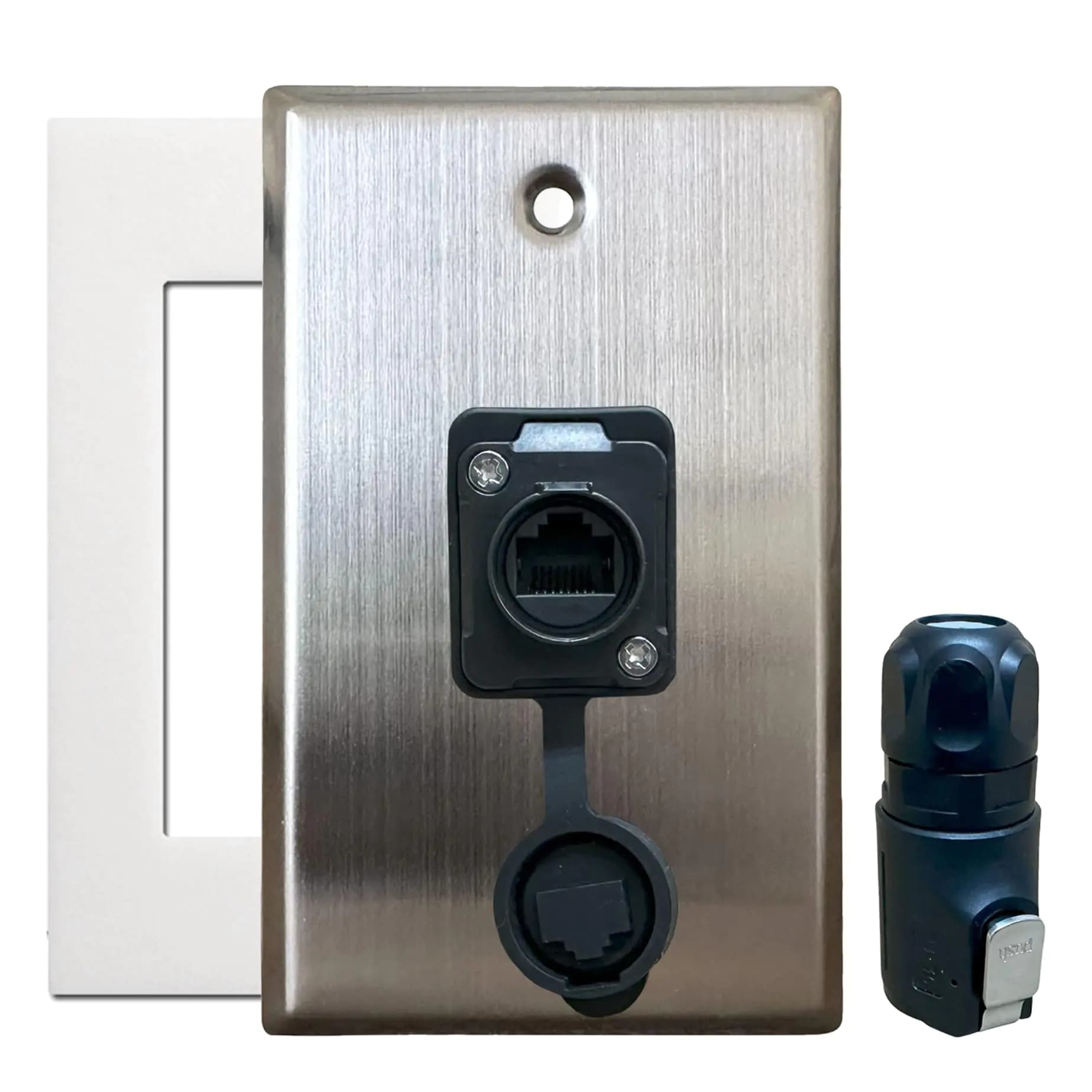 Outdoor Waterproof Ethernet Wall Plate RJ45