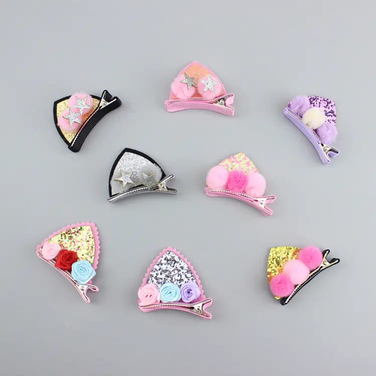 Cute Cat Ear Hair Clips for Kids - Hair Accessories