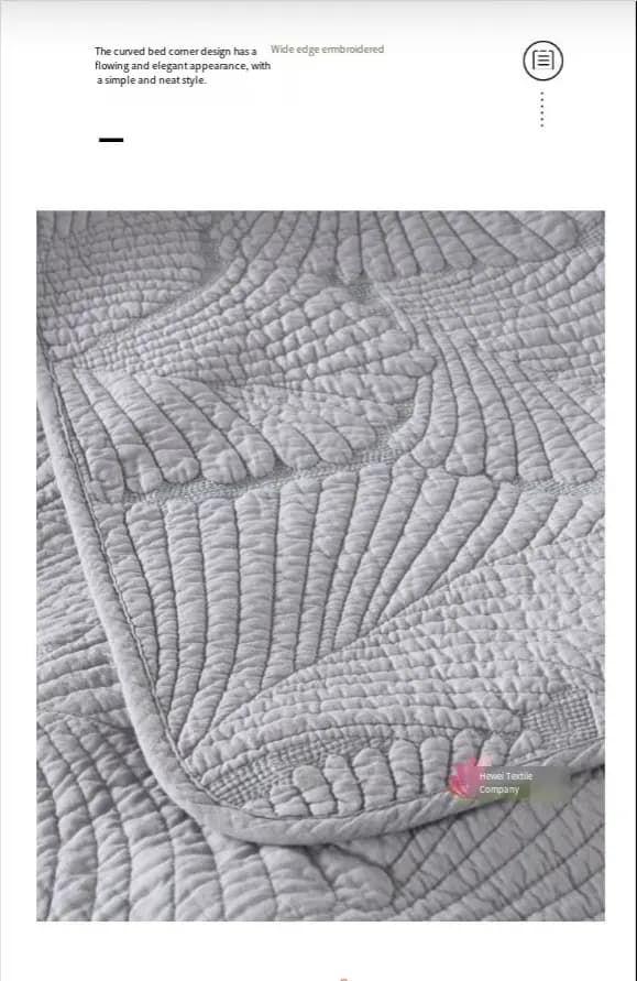 Embroidered 3-Piece Bedding Set
